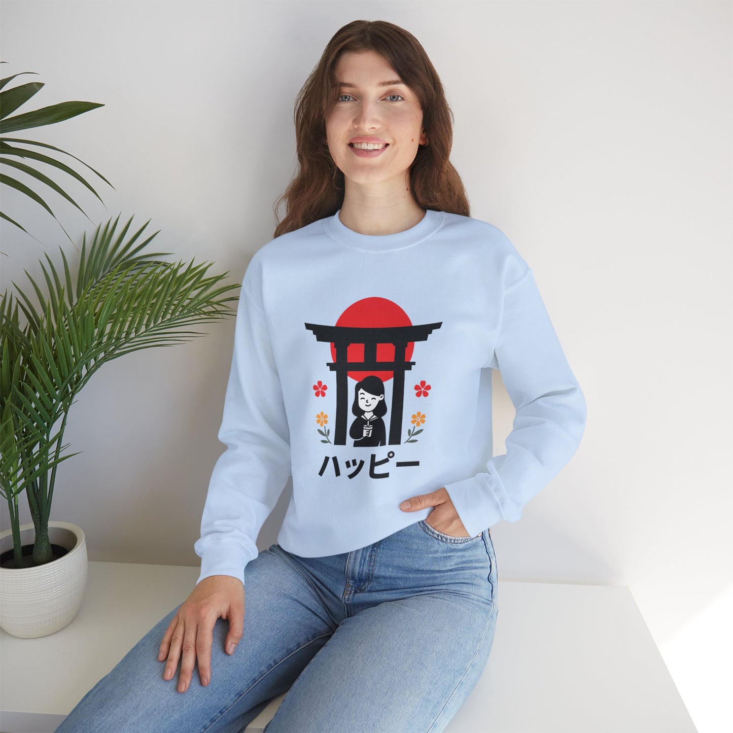 Japanese Kawaii Shrine - Crewneck