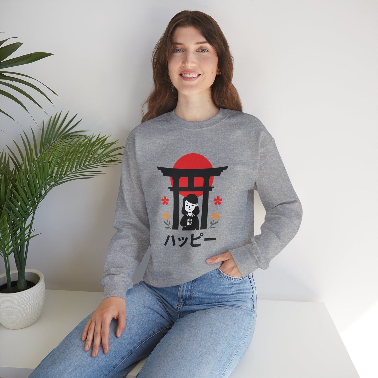 Japanese Kawaii Shrine - Crewneck