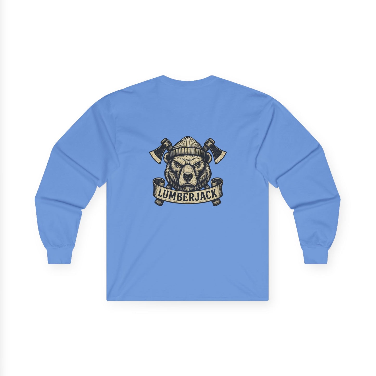 Lumber Jack Bear Long Sleeve Tee