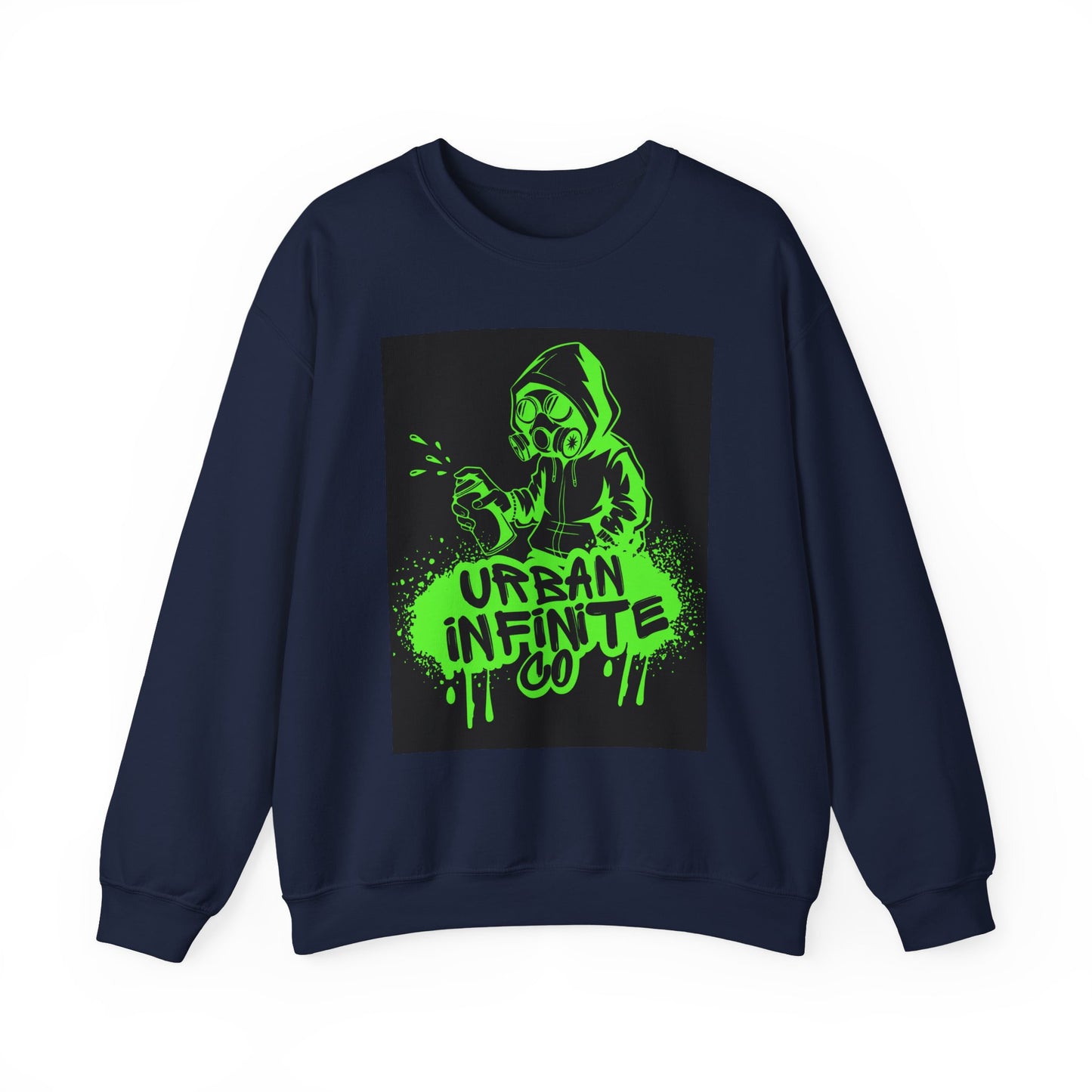 Urban Infinite Co. Neon Graffiti Crew Neck