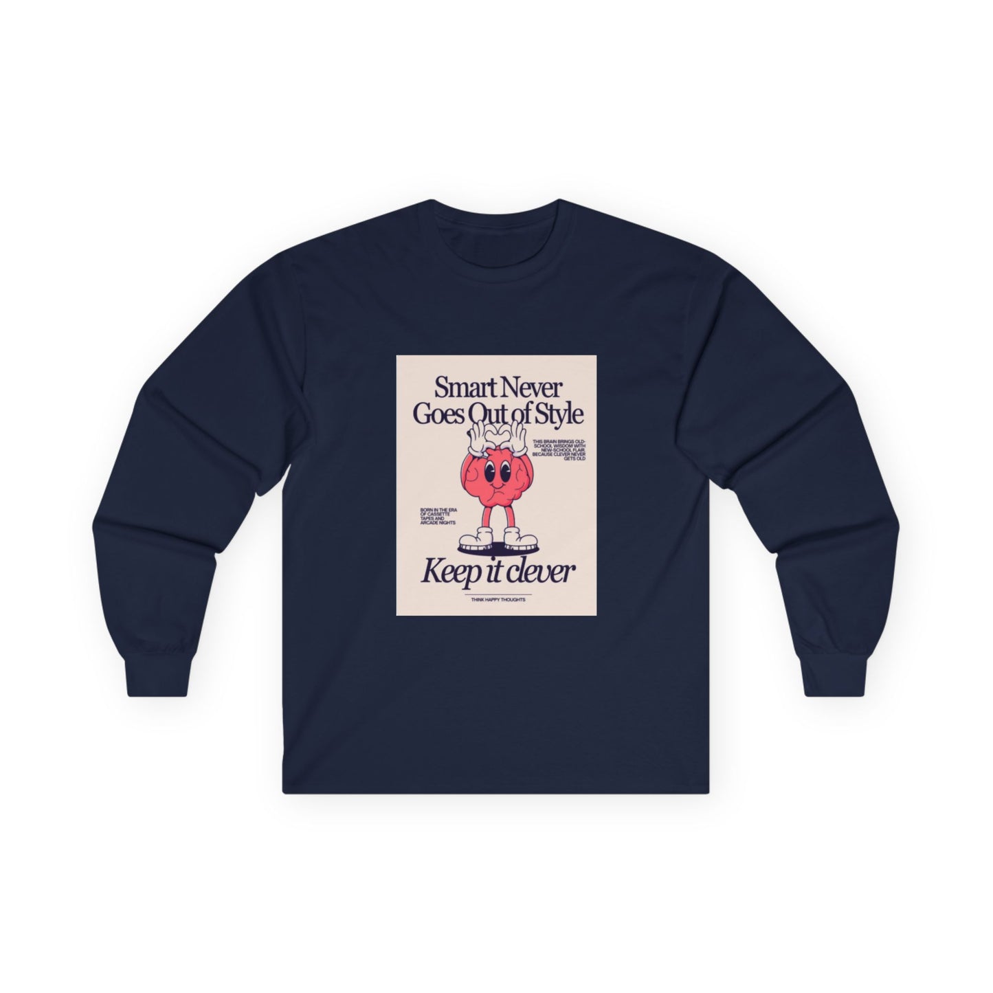 Vintage Brainwave - Long Sleeve Graphic Tee