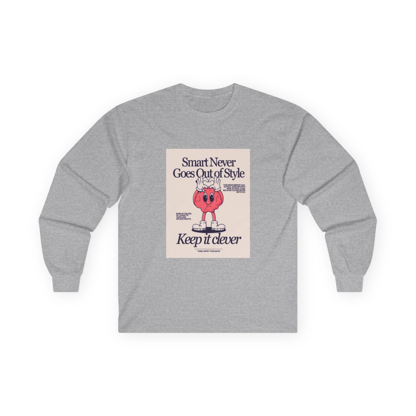 Vintage Brainwave - Long Sleeve Graphic Tee