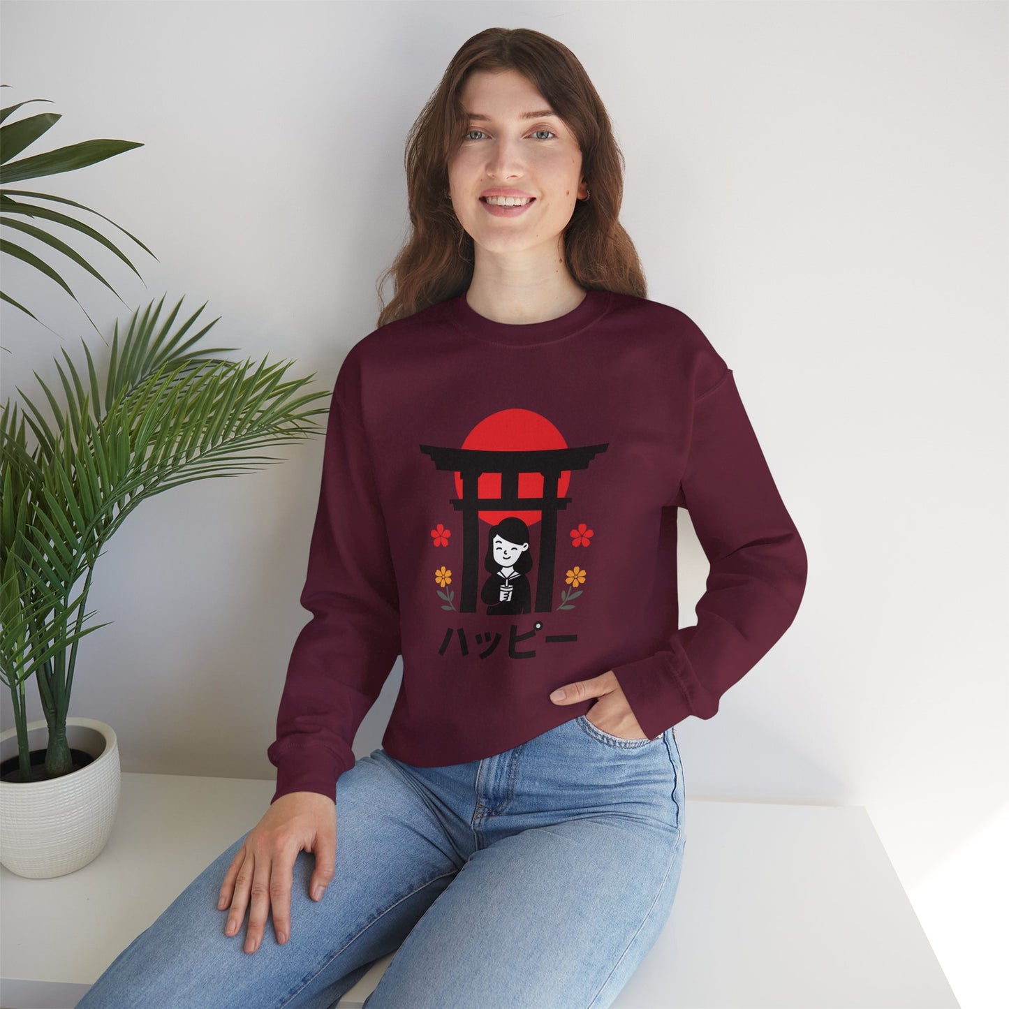 Japanese Kawaii Shrine - Crewneck